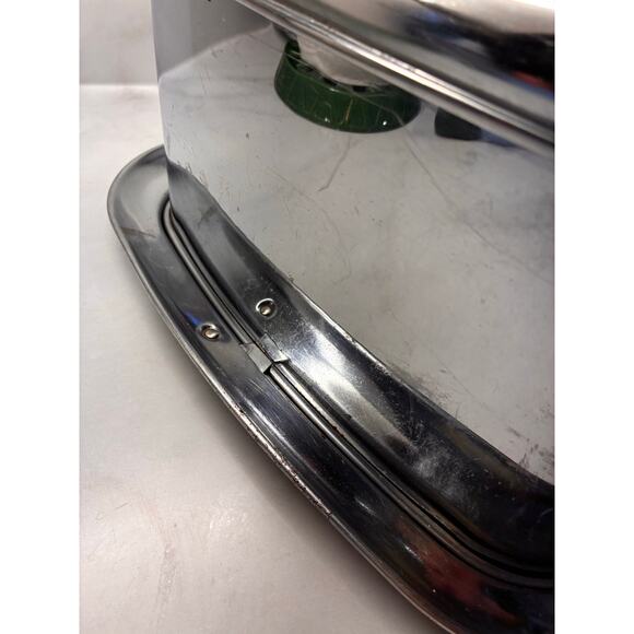 Vintage Chrome Cake Carrier - Picture 3 of 6